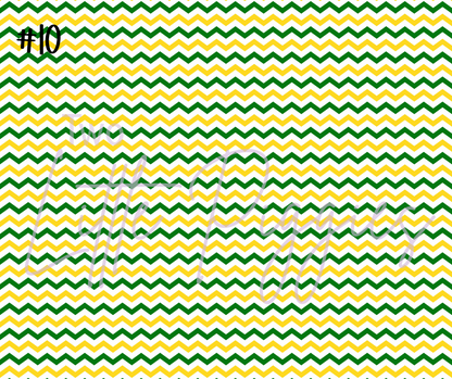 Printed Vinyl - Cheer - Green and Yellow