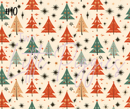 Printed Vinyl - 50s Christmas