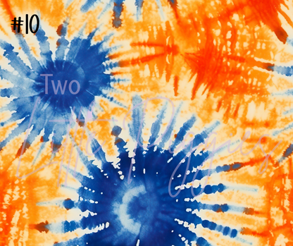 Printed Vinyl - Tie Dye Collection