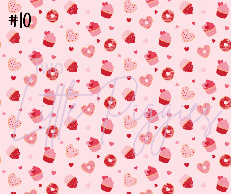 Printed Vinyl - Valentine Treats