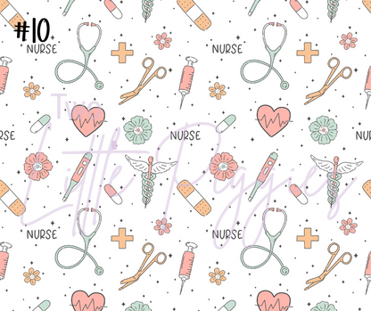 Printed Vinyl - Nurse Life Collection
