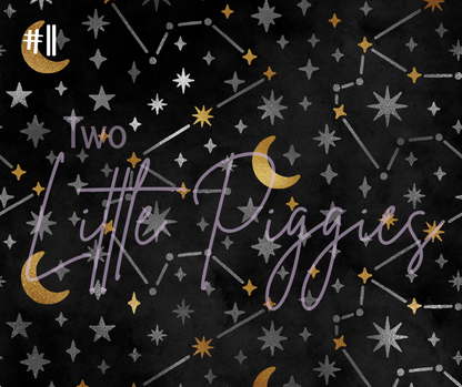 Printed Vinyl - Aquarius - Black and Gold