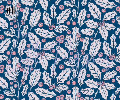Printed Vinyl - Winter Blush