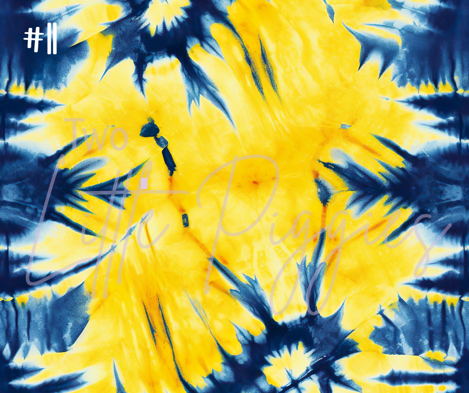 Printed Vinyl - Tie Dye Collection