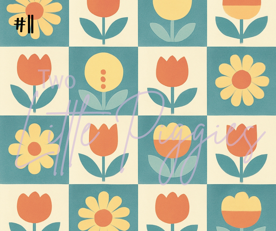 Printed Vinyl - Mid Century