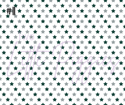 Printed Vinyl - Football - Green and White