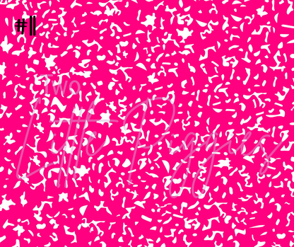 Printed Vinyl - Composition Notebook