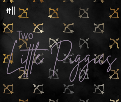 Printed Vinyl - Sagittarius - Black and Gold