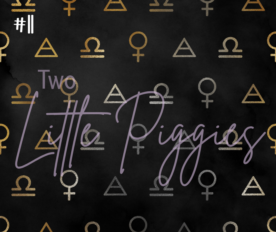 Printed Vinyl - Libra - Black and Gold