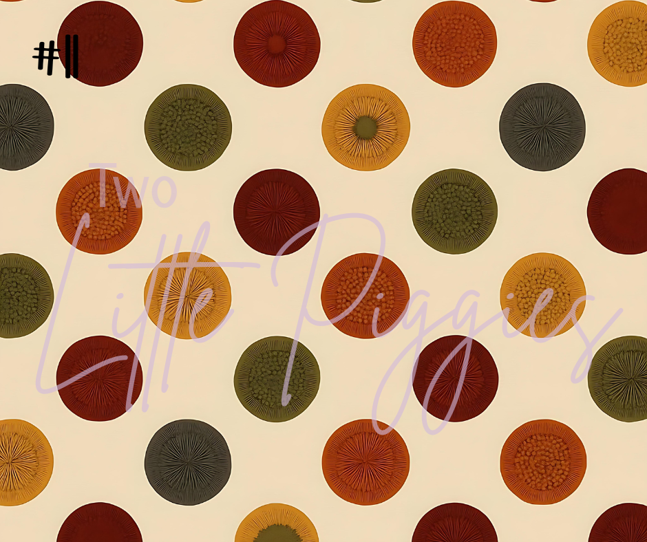 Printed Vinyl - Burgundy Fall Floral
