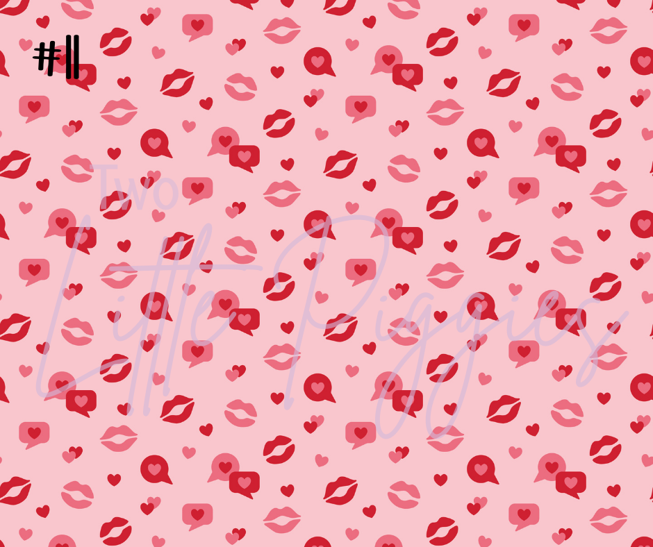 Printed Vinyl - Valentine - Love Letters