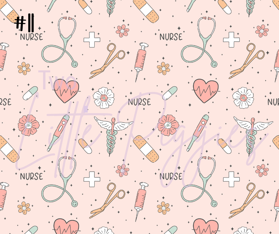 Printed Vinyl - Nurse Life Collection