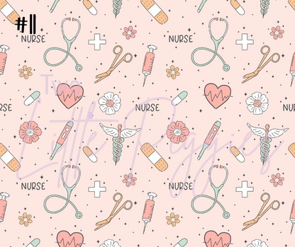 Printed Vinyl - Nurse Life Collection