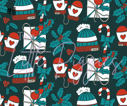 Printed Vinyl - Happy Holidays