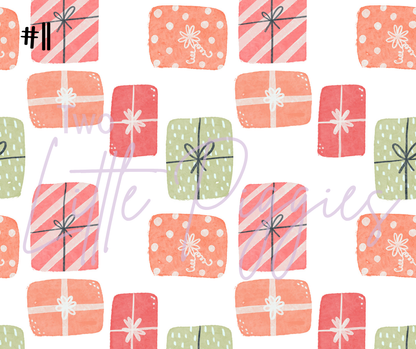 Printed Vinyl - Rosy Christmas