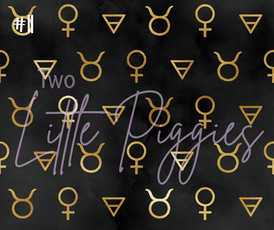 Printed Vinyl - Taurus - Black and Gold