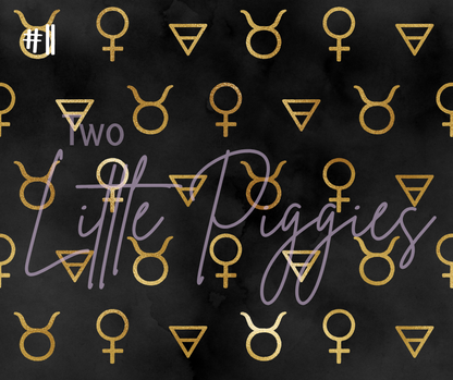 Printed Vinyl - Taurus - Black and Gold