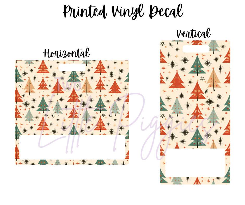 Printed Vinyl - 50s Christmas