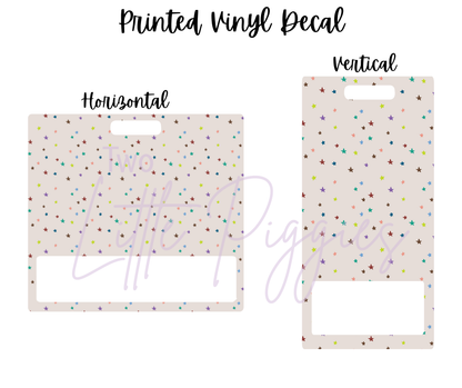 Printed Vinyl - Colorful Crosses