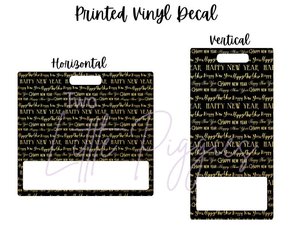 Printed Vinyl - New Years Stars