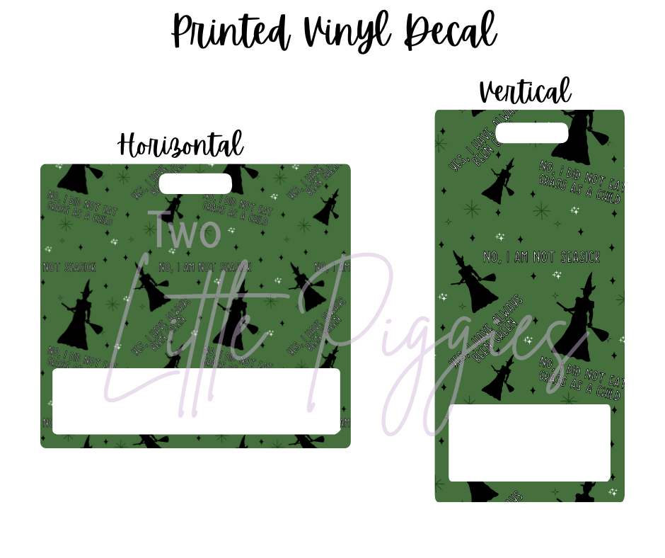 Printed Vinyl - Wicked 2