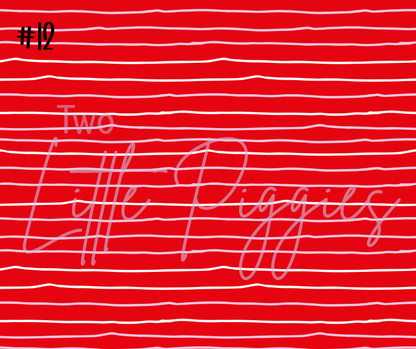 Printed Vinyl - Peppermint Holiday