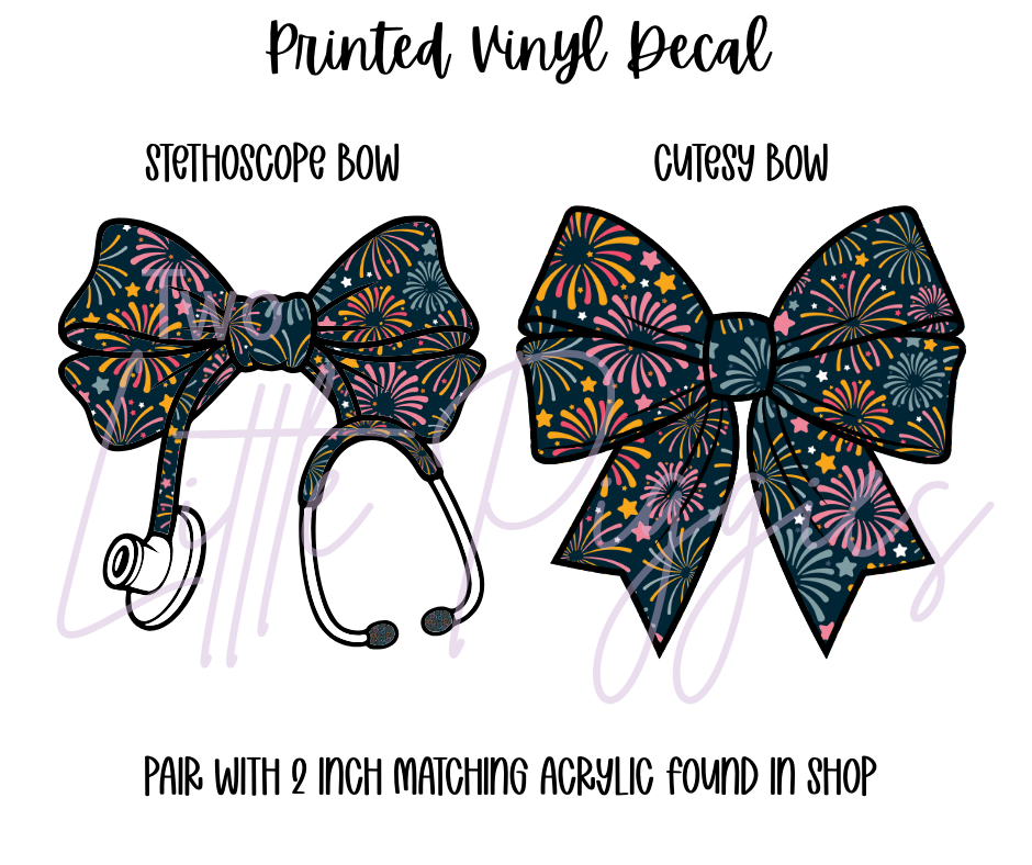 Printed Vinyl - New Year's Celebration