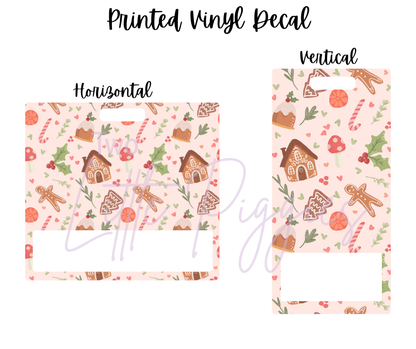 Printed Vinyl - Rosy Christmas