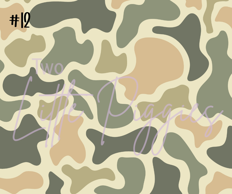 Printed Vinyl - Camouflage