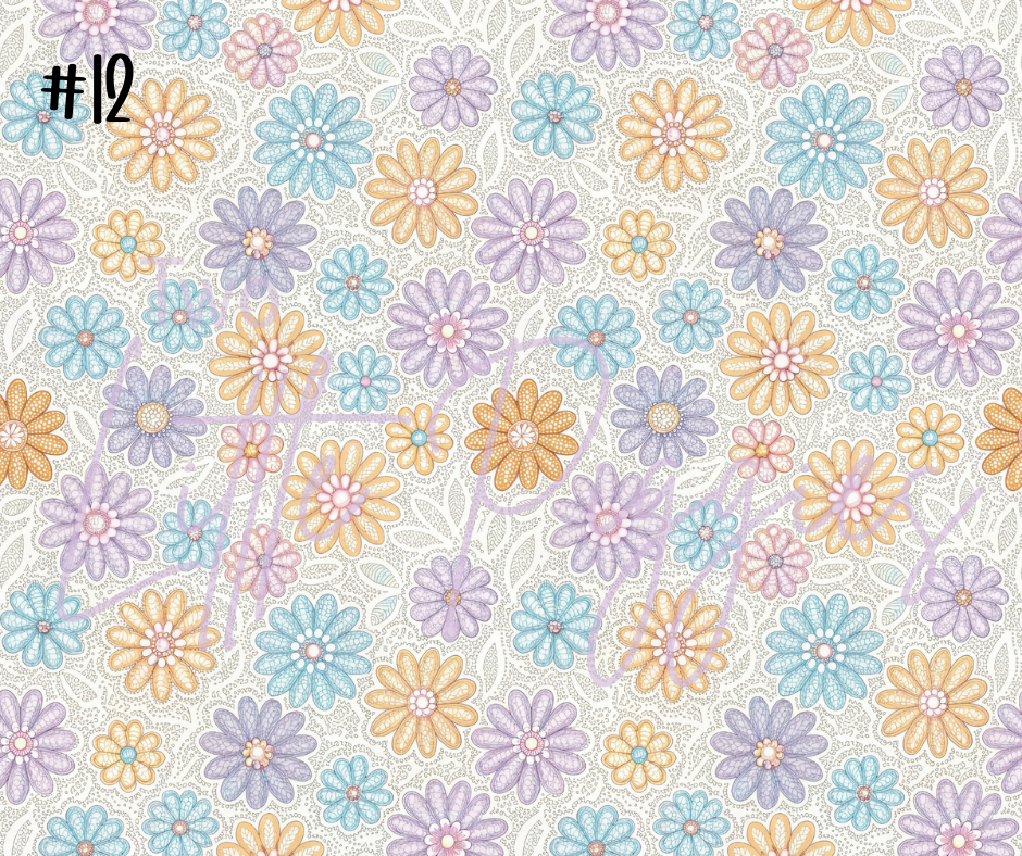 Printed Vinyl - Pastel Knit