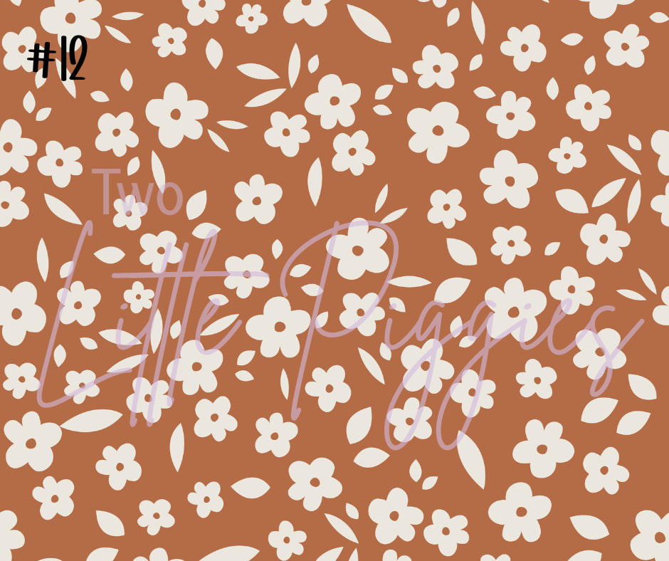 Printed Vinyl - Fall Floral