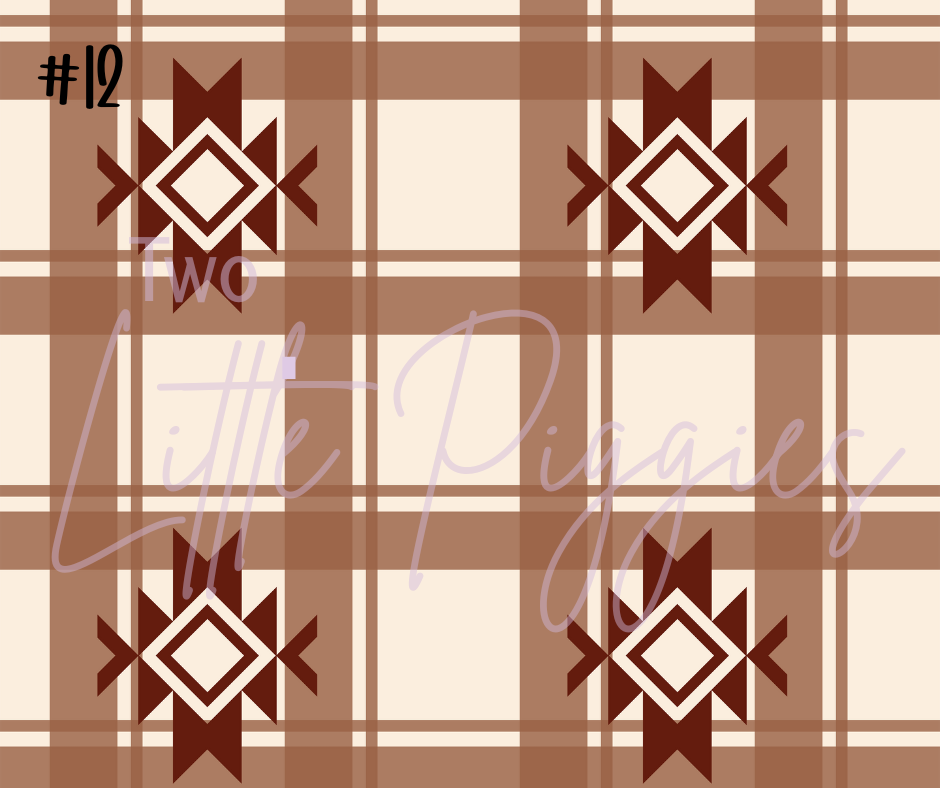 Printed Vinyl - Western Pattern 2 Collection