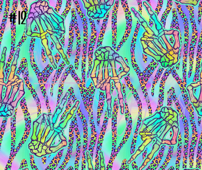 Printed Vinyl - Halloween - Rainbow Halloween
