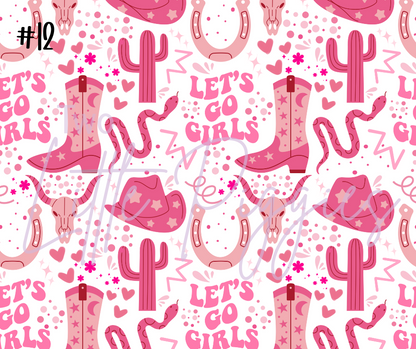Printed Vinyl - Let's Go Girls