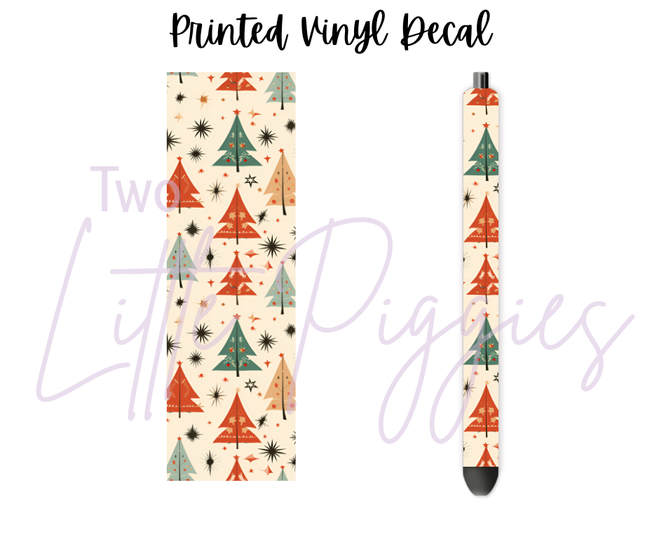 Printed Vinyl - 50s Christmas