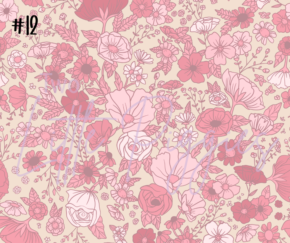 Printed Vinyl - Warm Boho