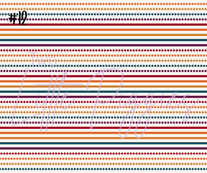 Printed Vinyl - Autumn Colors