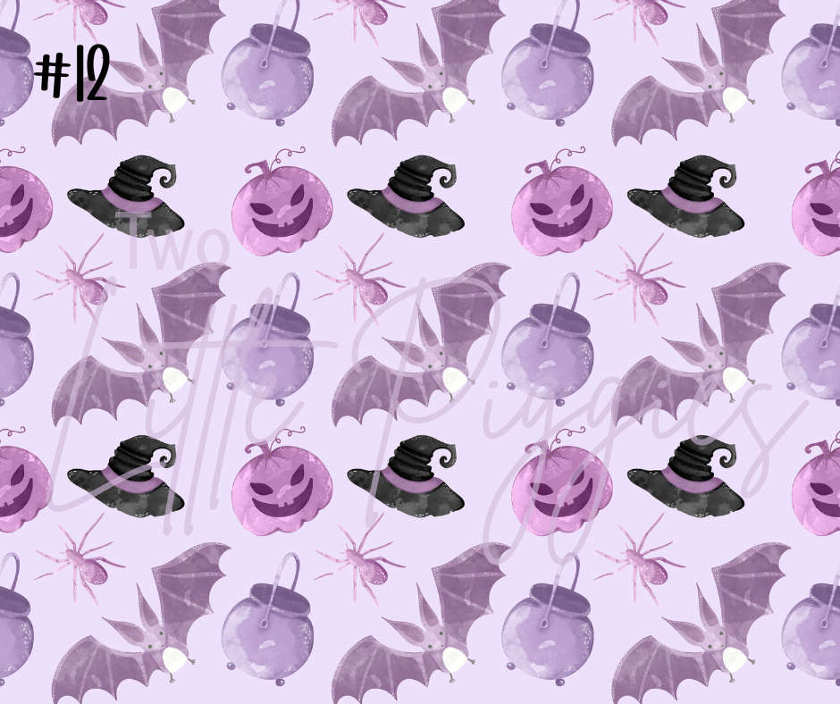 Printed Vinyl - Halloween - Cutesy Halloween