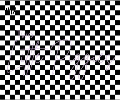 Printed Vinyl - Checkers - Regular
