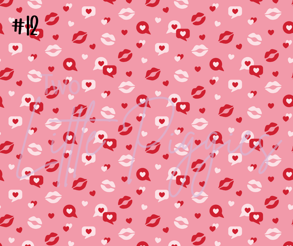 Printed Vinyl - Valentine - Love Letters