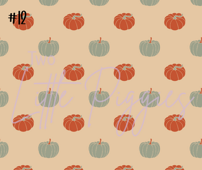 Printed Vinyl - Pumpkin Patch