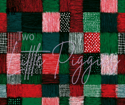 Printed Vinyl - Hand Drawn Christmas