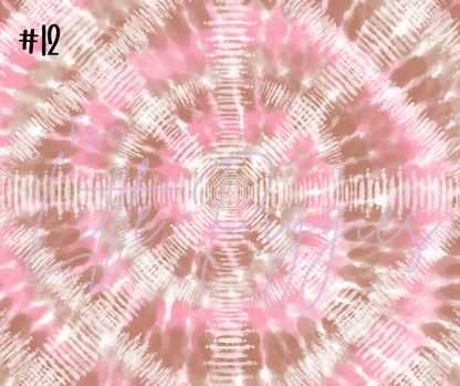 Printed Vinyl - Pastel Tie Dye