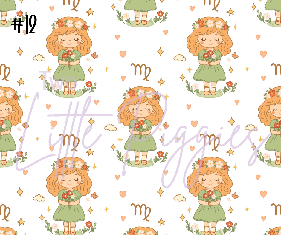 Printed Vinyl - Baby Zodiac