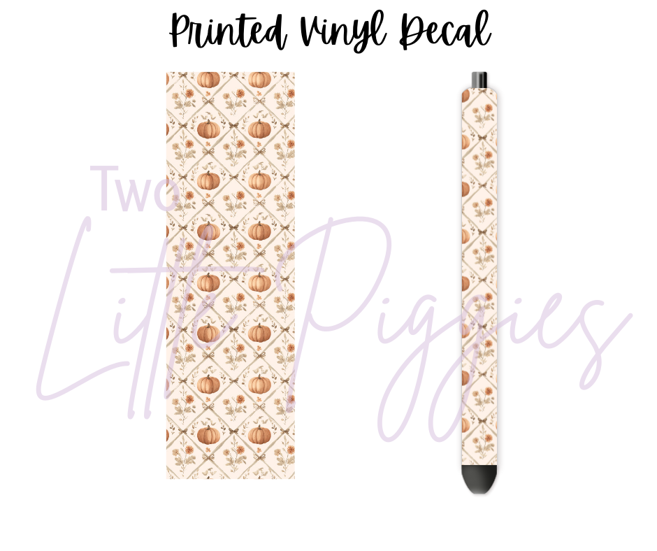 Printed Vinyl - Cozy Fall