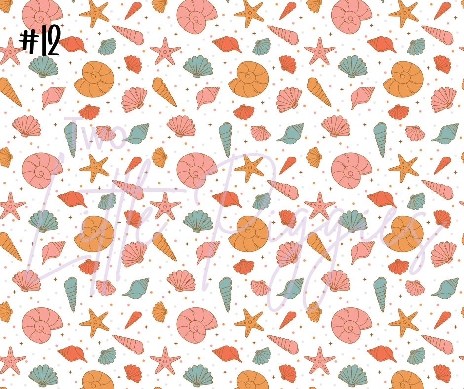 Printed Vinyl - Groovy Summer Collection