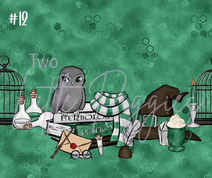 Printed Vinyl - HP - Slytherin