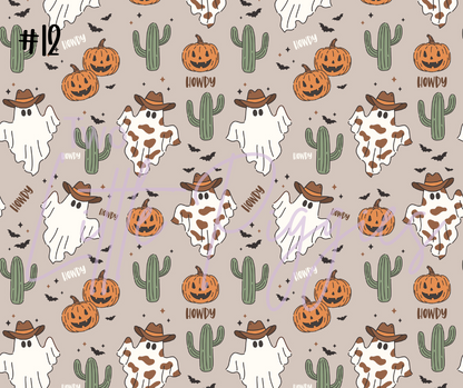 Printed Vinyl - Halloween - Hey Boo
