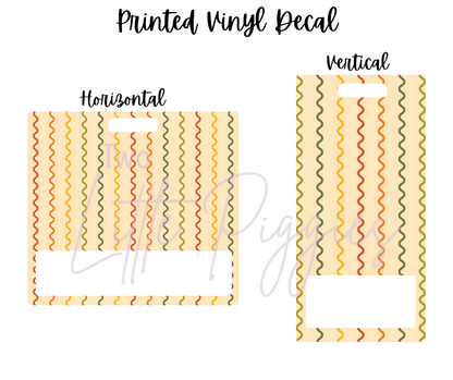 Printed Vinyl - Happy  Fall