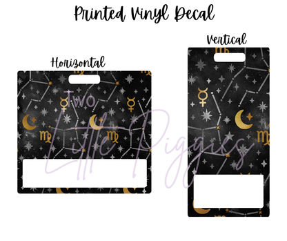 Printed Vinyl - Aries - Black and Gold